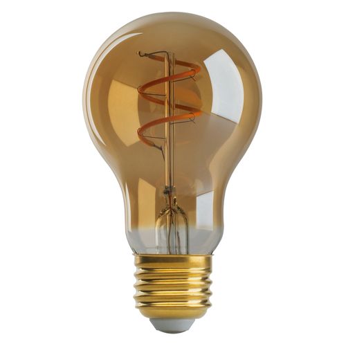 Main product image of 4.5 Watt A19 LED Bulb - Amber - Medium base - 2000K - 260 Lumens - 120 Volt (3 Pack)