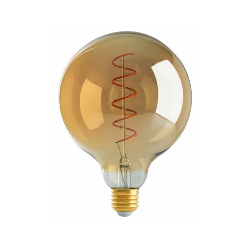 Main product image of 4.5 Watt G40 LED Bulb - Amber - Medium base - 2000K - 240 Lumens - 120 Volt (3 Pack)