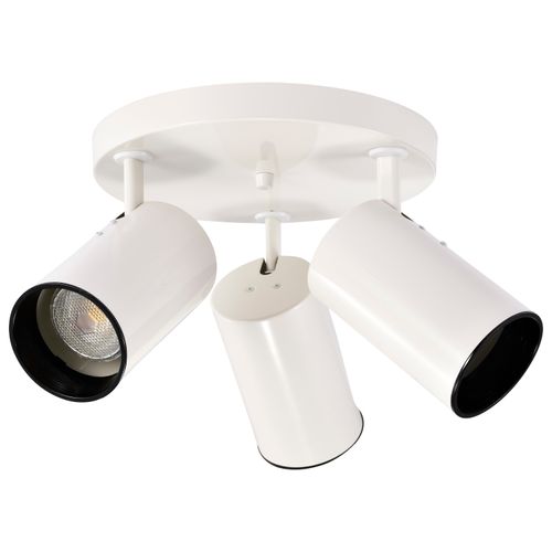 Main product image of 3 Light R20 Straight Cylinder White Finish (Pack of 2)