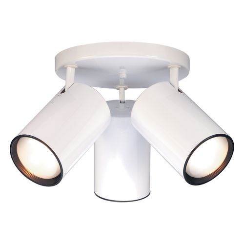 Main product image of 3 Light R30 Straight Cylinder White Finish (Pack of 2)
