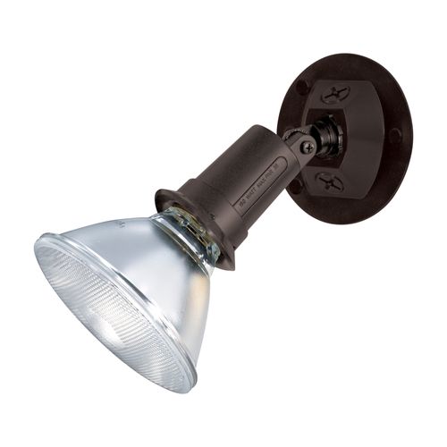 Main product image of 1 Light 5" Flood Light Exterior PAR38 w/ Adjustable Swivel Bronze Finish (Pack of 2)
