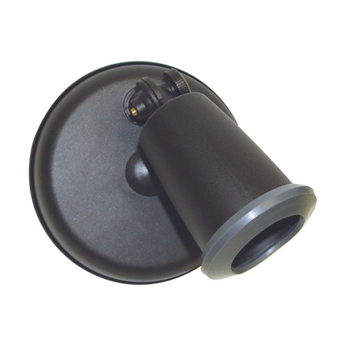 Main product image of 1 Light 5" Flood Light Exterior PAR38 Holder w/ Adjustable Swivel Bronze Finish