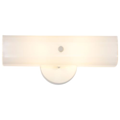 Main product image of 2 Light 14" Vanity w/ White "U" Channel Glass White Finish (Pack of 3)