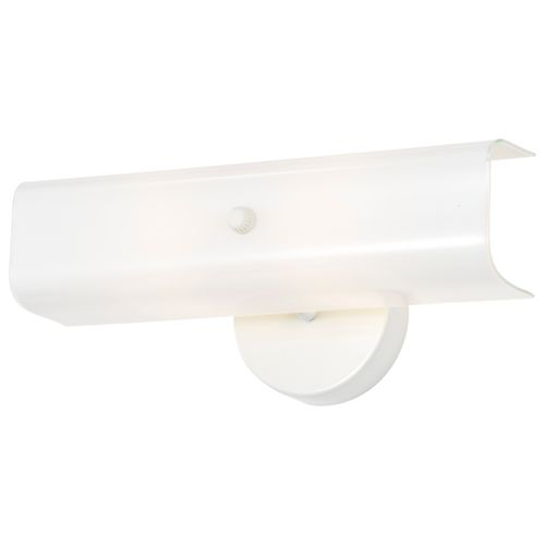Main product image of 2 Light 14" Vanity w/ White "U" Channel Glass White Finish (Pack of 3)