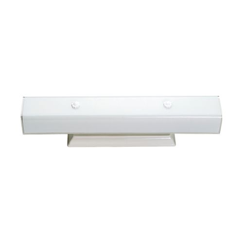 Main product image of 4 Light 24" Vanity w/ White "U" Channel Glass White Finish (Pack of 2)