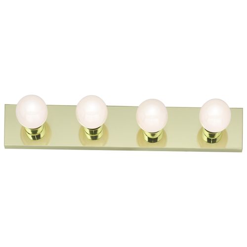 Main product image of 4 Light 24" Vanity Strip Polished Brass Finish (Pack of 2)