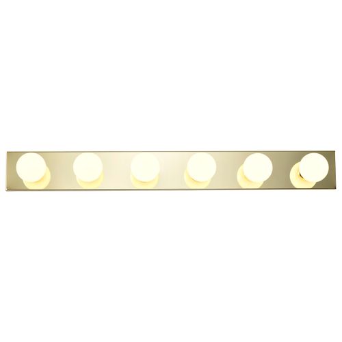 Main product image of 6 Light 36" Vanity Strip Polished Brass Finish