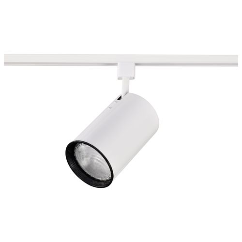 Main product image of 1 Light R30 Track Head Straight Cylinder White Finish (Pack of 2)