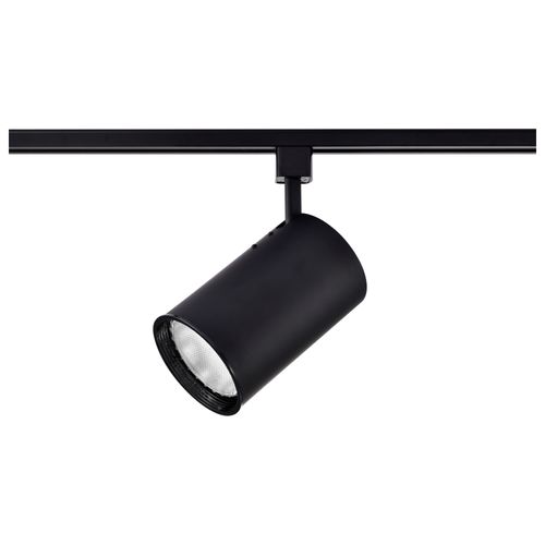 Main product image of 1 Light R30 Track Head Straight Cylinder Black Finish (Pack of 2)