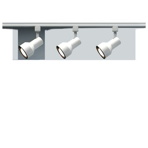 Main product image of 1 Light R30 Track Head Step Cylinder White Finish (Pack of 2)