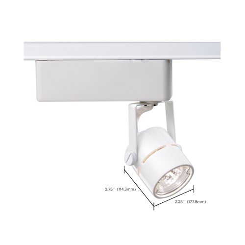 Main product image of 1 Light MR16 12V Track Head Round White Finish