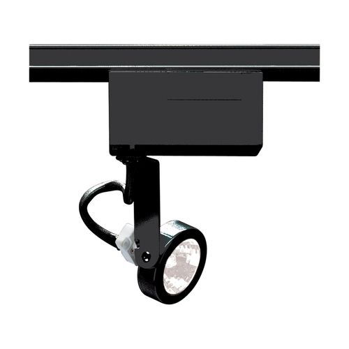 Main product image of 1 Light MR16 12V Track Head Gimbal Ring Black Finish
