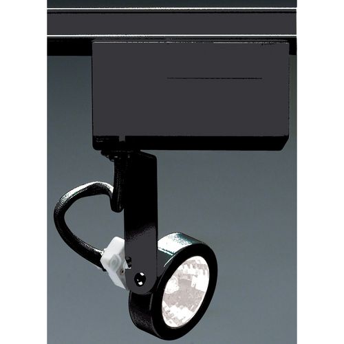 Main product image of 1 Light MR16 12V Track Head Gimbal Ring Black Finish