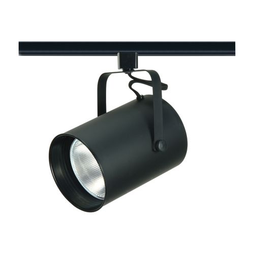 Main product image of 1 Light R40 Track Head Straight Cylinder Black Finish (Pack of 2)