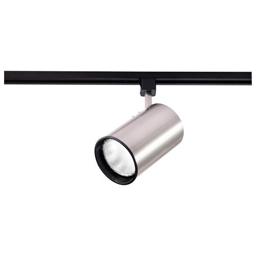 Main product image of 1 Light R30 Track Head Straight Cylinder Brushed Nickel Finish (Pack of 2)
