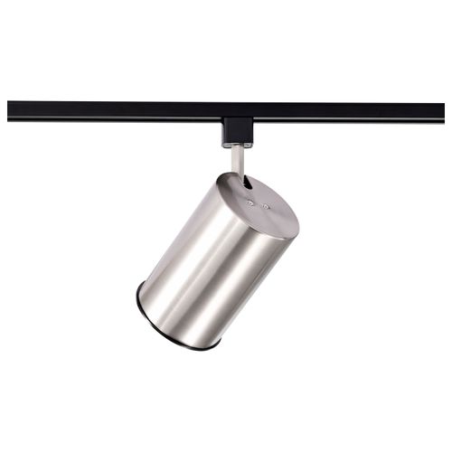 Main product image of 1 Light R30 Track Head Straight Cylinder Brushed Nickel Finish (Pack of 2)