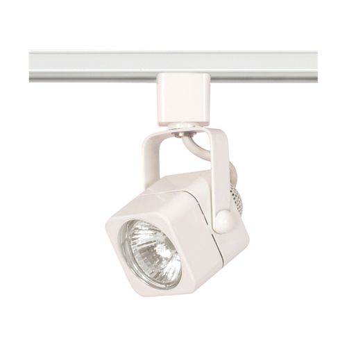 Main product image of 1 Light MR16 120V Track Head Square White Finish (Pack of 2)