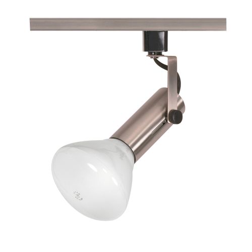 Main product image of 1 Light 2" Track Head Universal Holder Brushed Nickel Finish (Pack of 2)