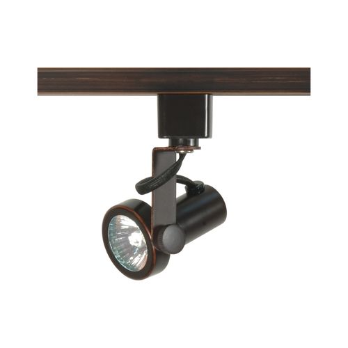 Main product image of 1 Light MR16 120V Track Head Gimbal Ring Russet Bronze Finish (Pack of 2)