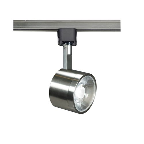 Main product image of 1 Light LED 12W Track Head Round Brushed Nickel 36 Deg. Beam