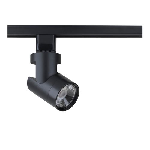 Main product image of 1 Light LED 12W Track Head Barrel Black 24 Deg. Beam