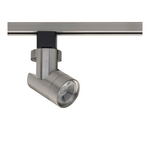 Main product image of 1 Light LED 12W Track Head Barrel Brushed Nickel 36 Deg. Beam