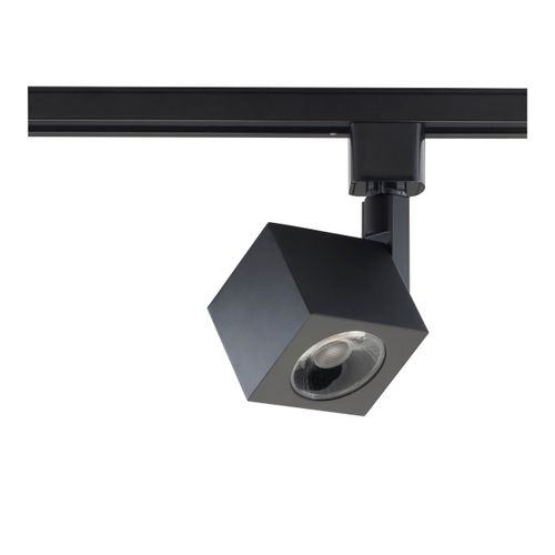 Main product image of 1 Light LED 12W Track Head Square Black 36 Deg. Beam