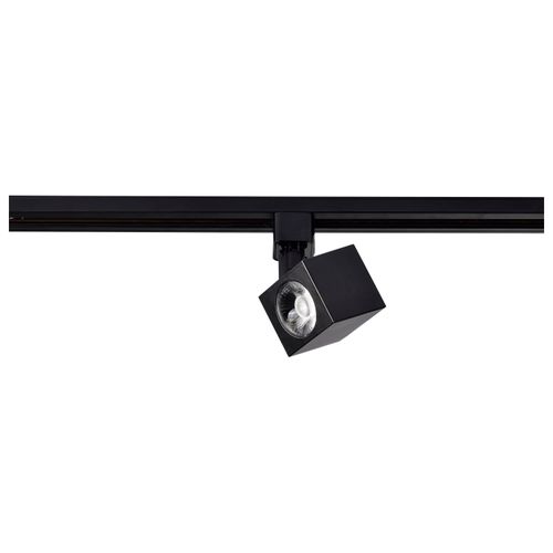 Main product image of 1 Light LED 12W Track Head Square Black 36 Deg. Beam