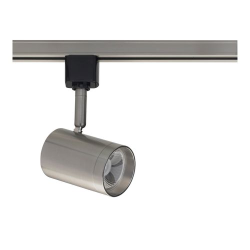 Main product image of 1 Light LED 12W Track Head Small Cylinder Brushed Nickel 36 Deg. Beam