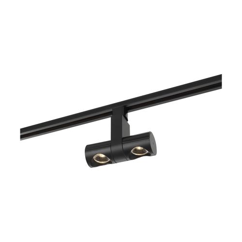 Main product image of LED 24 Watt Track Head Dual Pipe Black 36 deg. Beam Angle