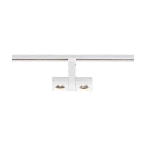 Main product image of LED 24 Watt Track Head Dual Pipe White 24 deg. Beam Angle