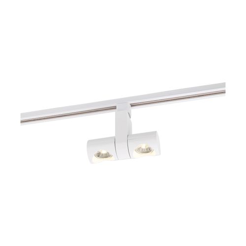 Main product image of LED 24 Watt Track Head Dual Pipe White 24 deg. Beam Angle