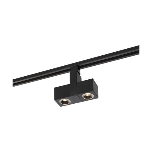 Main product image of LED 24 Watt Track Head Dual Square Black 24 deg. Beam Angle