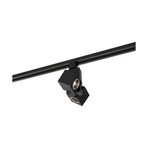 Main product image of LED 24 Watt Track Head Dual Square Black 36 deg. Beam Angle