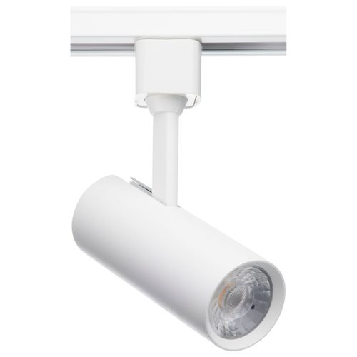 Main product image of 10 Watt LED Commercial Track Head White Cylinder 24 Degree Beam Angle
