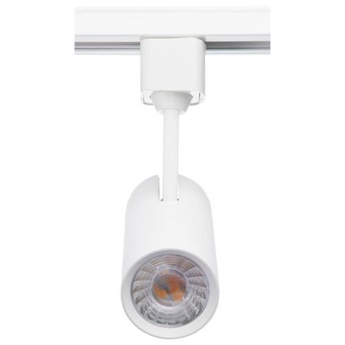 Main product image of 10 Watt LED Commercial Track Head White Cylinder 24 Degree Beam Angle