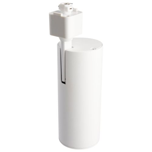 Main product image of 20 Watt LED Commercial Track Head White Cylinder 24 Degree Beam Angle