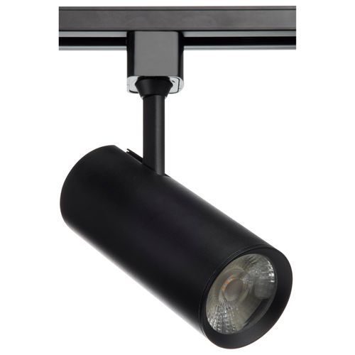 Main product image of 20 Watt LED Commercial Track Head Black Cylinder 24 Degree Beam Angle