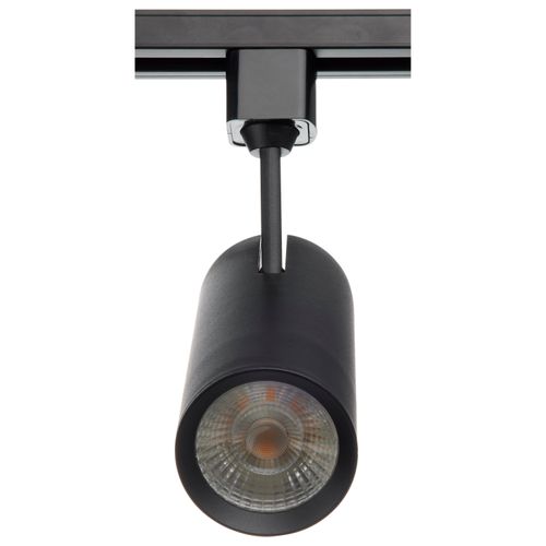 Main product image of 20 Watt LED Commercial Track Head Black Cylinder 24 Degree Beam Angle