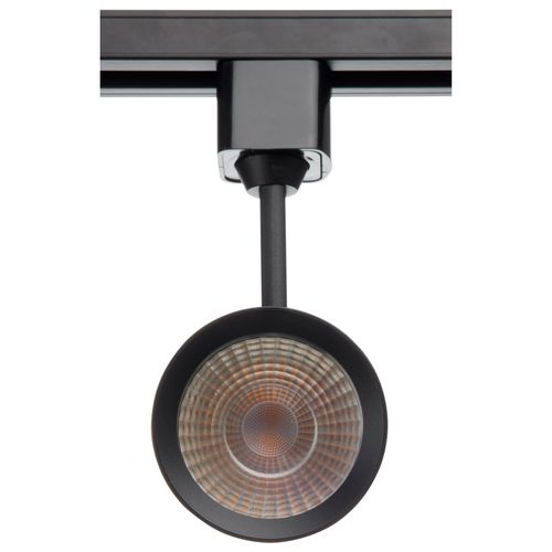 Main product image of 20 Watt LED Commercial Track Head Black Cylinder 24 Degree Beam Angle