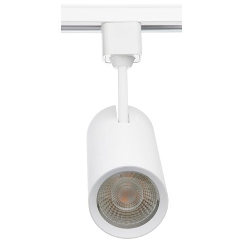 Main product image of 20 Watt LED Commercial Track Head White Cylinder 36 Degree Beam Angle