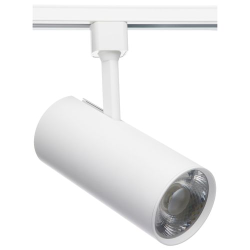 Main product image of 30 Watt LED Commercial Track Head White Cylinder 24 Degree Beam Angle