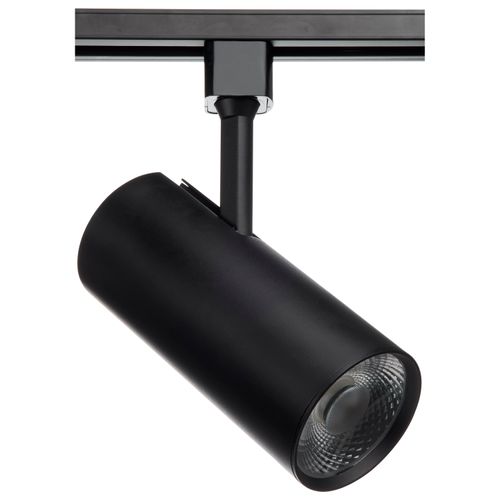 Main product image of 30 Watt LED Commercial Track Head Black Cylinder 24 Degree Beam Angle