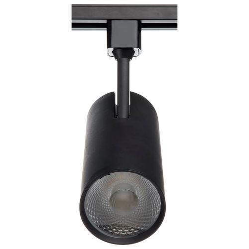 Main product image of 30 Watt LED Commercial Track Head Black Cylinder 24 Degree Beam Angle