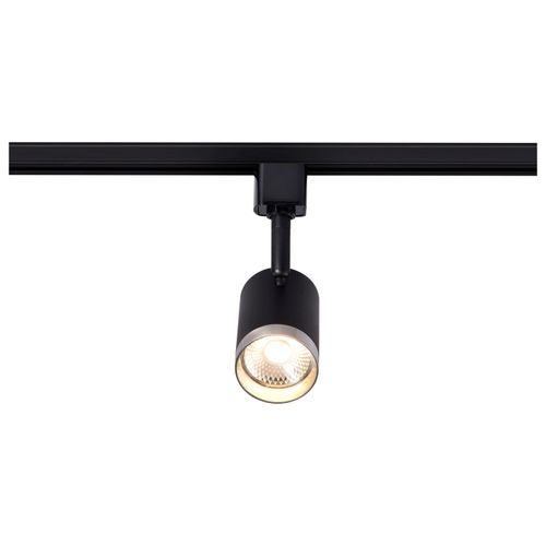 Main product image of 12 Watt LED Small Cylindrical Track Head 3000K Matte Black and Brushed Nickel Finish