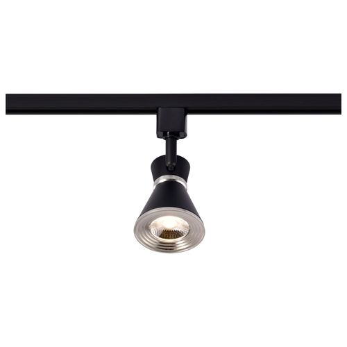 Main product image of 12 Watt LED Cinch Track Head 3000K Matte Black and Brushed Nickel Finish