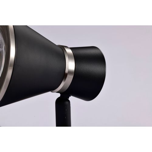 Main product image of 12 Watt LED Cinch Track Head 3000K Matte Black and Brushed Nickel Finish