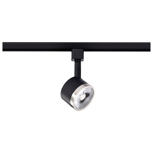 Main product image of 12 Watt LED Track Head Round 3000K Matte Black and Brushed Nickel Finish