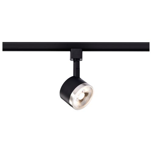 Main product image of 12 Watt LED Track Head Round 3000K Matte Black and Brushed Nickel Finish