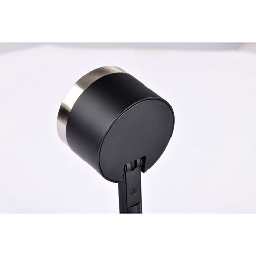 Main product image of 12 Watt LED Track Head Round 3000K Matte Black and Brushed Nickel Finish